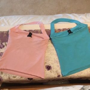 2 Halter tops